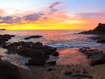 Playa Ocotal Sunset Panorama