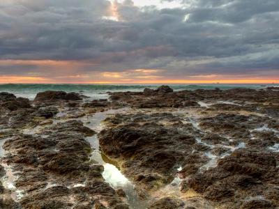 Tidal Pool Sunset