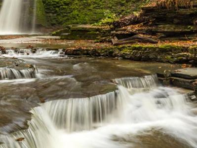 Eagle Cliff Falls Panorama