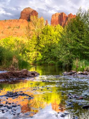 Red Rocks and Reflections