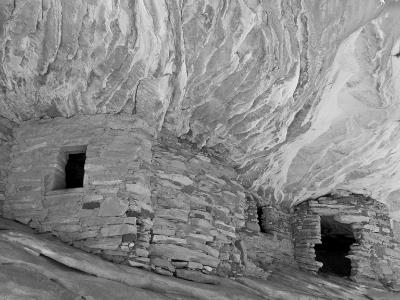 Black and White Anasazi Ruins