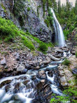 Narada Falls and Paradise River