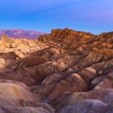 Gower Gulch and Manly Beacon Blue Hour Panorama