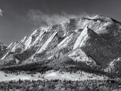 Flatirons and Green Mountain Blowing Soow