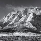 Flatirons and Green Mountain Blowing Soow