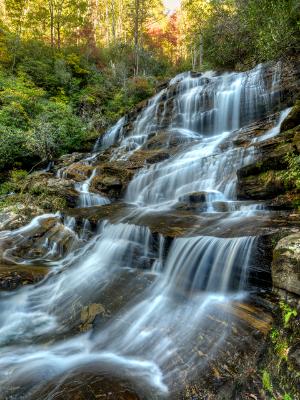 Middle Glen Falls in Autumn