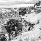 Bryce Natural Arch Black and White