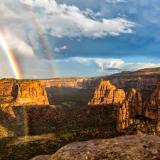 Monument Canyon Double Rainbow