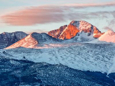 Longs Peak Spring Sunrise