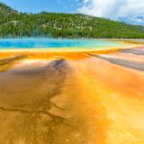 Orange and Turquoise of Grand Prismatic Springs