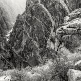 Black Canyon of the Gunnison Painted Wall View