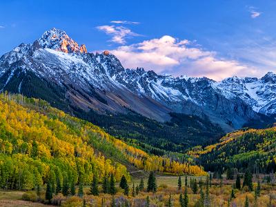 Sneffles Last Light Panorama (clcik for full width)