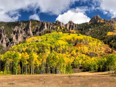 Uncompahgre Stony Ridge Autumn Panorama (Click for full width)