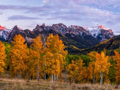 Silver Jack Ridgeline Autumn Sunset