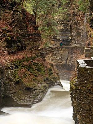 Treman Gorge Stone Bridge