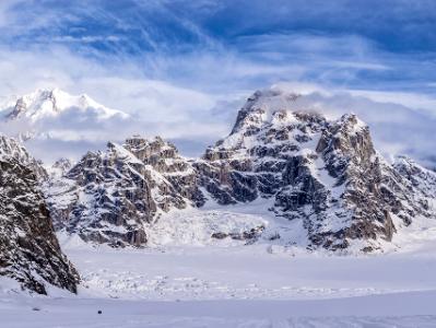 Ruth Glacier Ampitheater, Mount Dan Beard and Denali