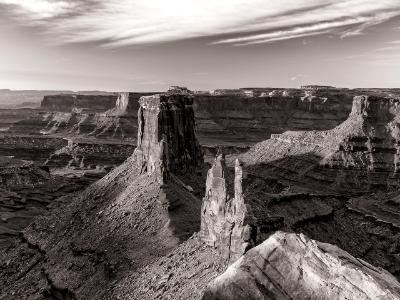 Marlboro Point Canyonlands Sunrise Black and White