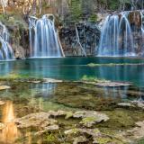 Morning Reflections in Hanging Lake