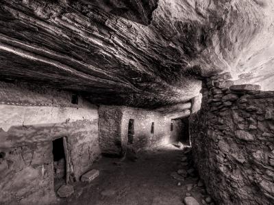 Ancient Hallway B&W