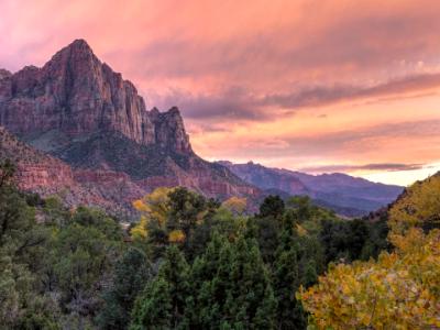 Watchman Autumn Pink Sunset