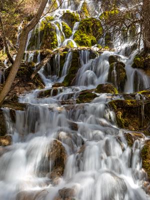 Waterfalls below Hanging Lake