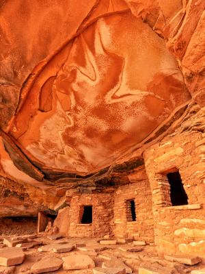 Fallen Roof Ruin Cliff Dwellings