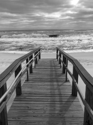 Boardwalk into the Surf