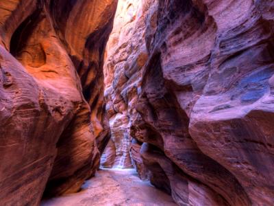 Deep in Buckskin Gulch