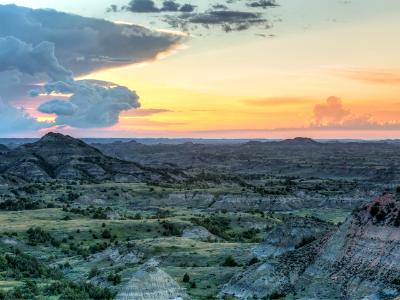 Painted Canyon Sunset