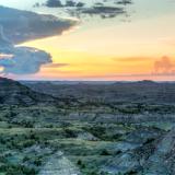 Painted Canyon Sunset