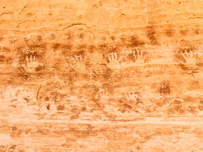 Handprint Pictographs at 17 Room Ruin