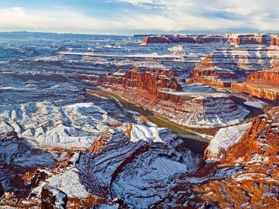 Dead Horse Point Winter Panorama