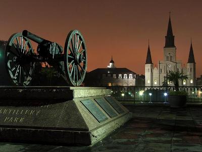 Cannon and Cathedral on Jackson Square