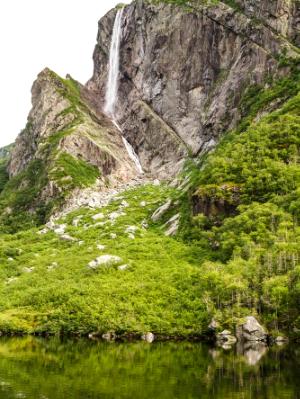 Western Brook Pond Waterfall