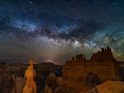 Milky Way Low Over Sunset Point