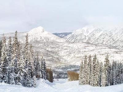 Purgatory Resort Snowy Panorama (Click for full width)