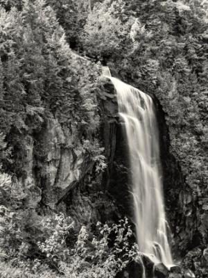 OK Slip Falls Black & White