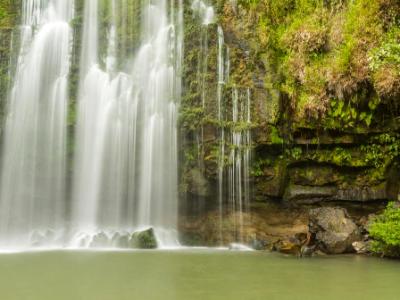 Llanos de Cortés waterfall and Grotto