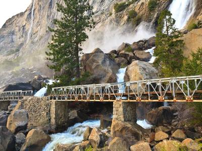 Wapama Falls Footbridge