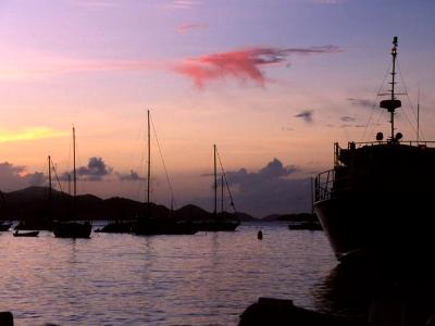 Cruz Bay Sunset