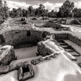 Mesa Verde Coyote Village Black & White