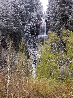 East Vail Falls Spring Snow