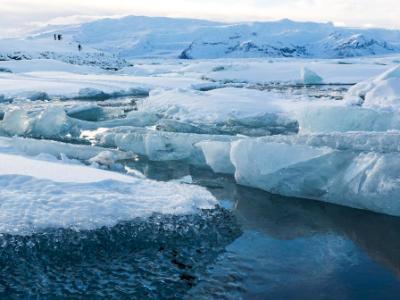 Jokulsarlon Ice Jam