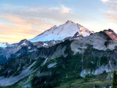 Last Light on Mt. Baker