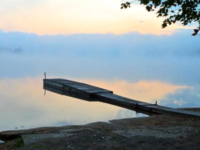 Serene Lake Dock