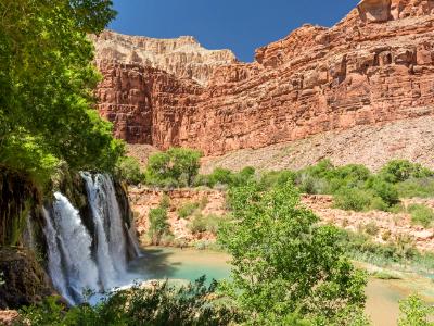 Navajo Falls in Havasu Canyon