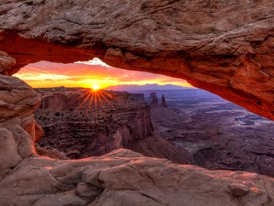 Summer Sunrise Through Mesa Arch Summer Sunrise Through Mesa Arch