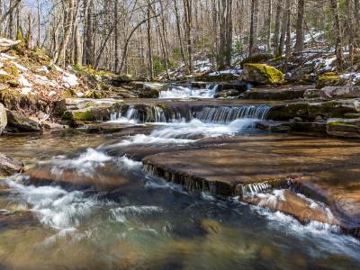 West Kill Tumbles over Flat Rocks