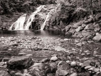 Mary Ann Falls & Pool B&W