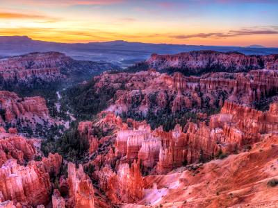 Soft Spring Pre-Dawn from Inspiration Point